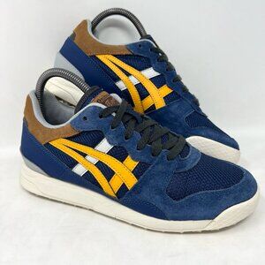 Onitsuka Tiger by Asics Blue and Yellow Sneakers